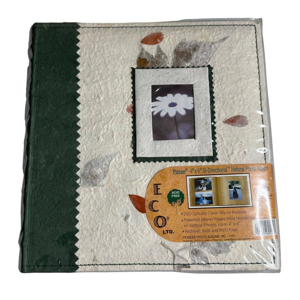 Vintage Pioneer Eco Ltd Natural Photo Album 4x6 200 Pockets Not Sealed NEW